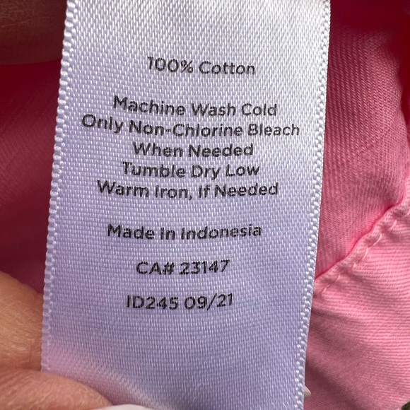 TALBOTS Pink Montauk Twill Jacket Coat Women’s Medium - Picture 8 of 12